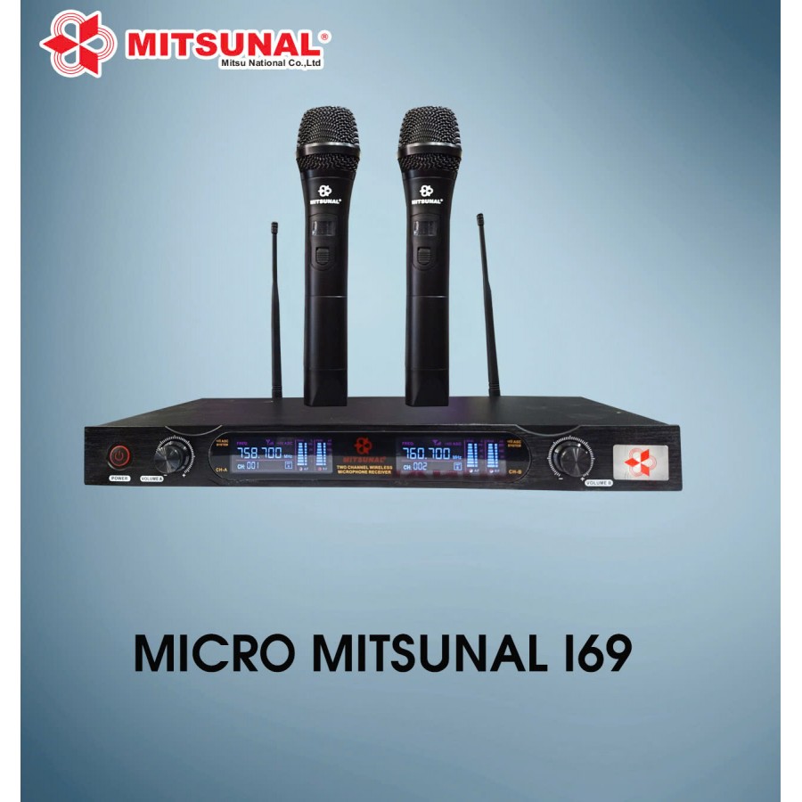 [Loaviet.vn]Micro không dây Mitsunal I69 - Hàng chính hãng - 08.666.43629