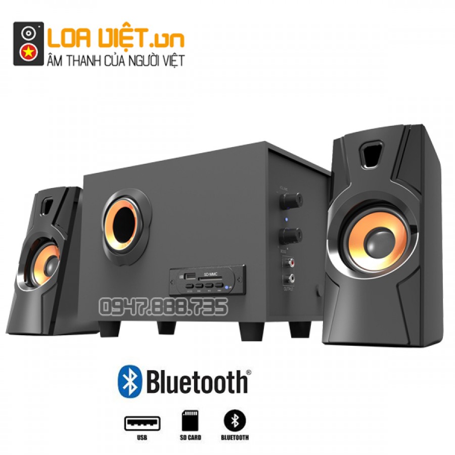 Loa Bluetooth Bosston T3500-BT 2.1- Led RGB